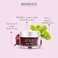 benefits for Beet red lip & check tint