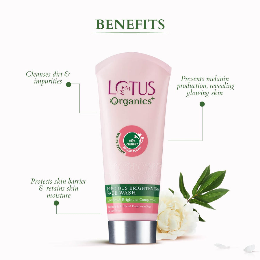 benefits for precious brightening Face wash