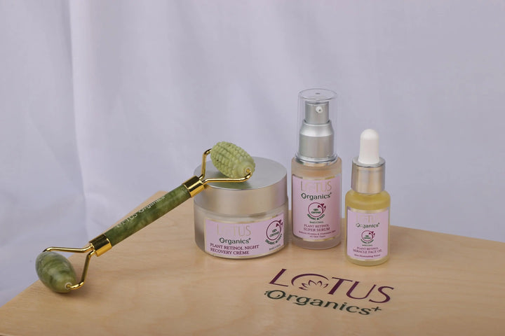 Face Fitness with Plant Retinol & Jade Roller for Beginners! - Lotus Organics