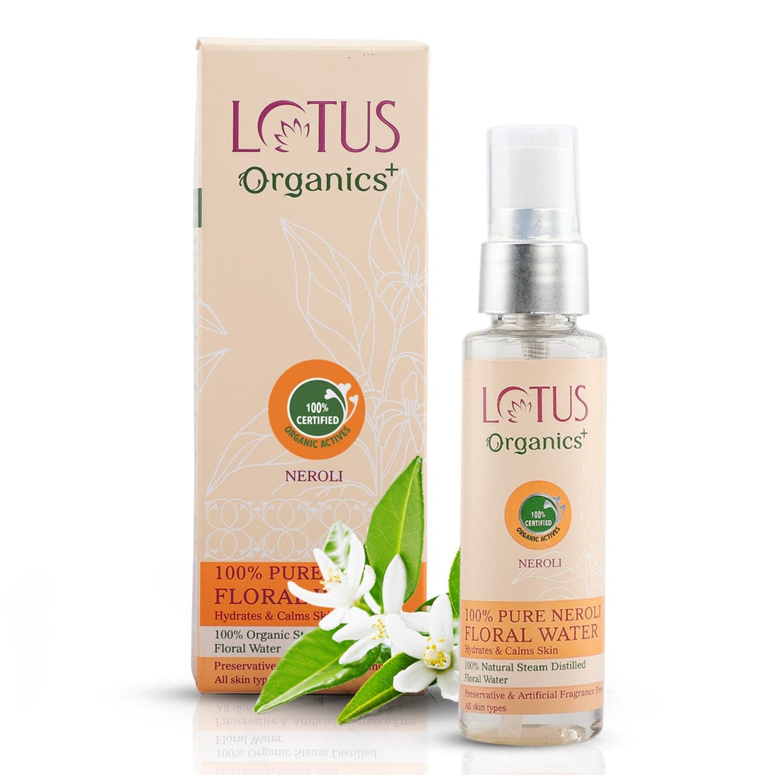 100% PURE NEROLI FLORAL WATER - Lotus Organics