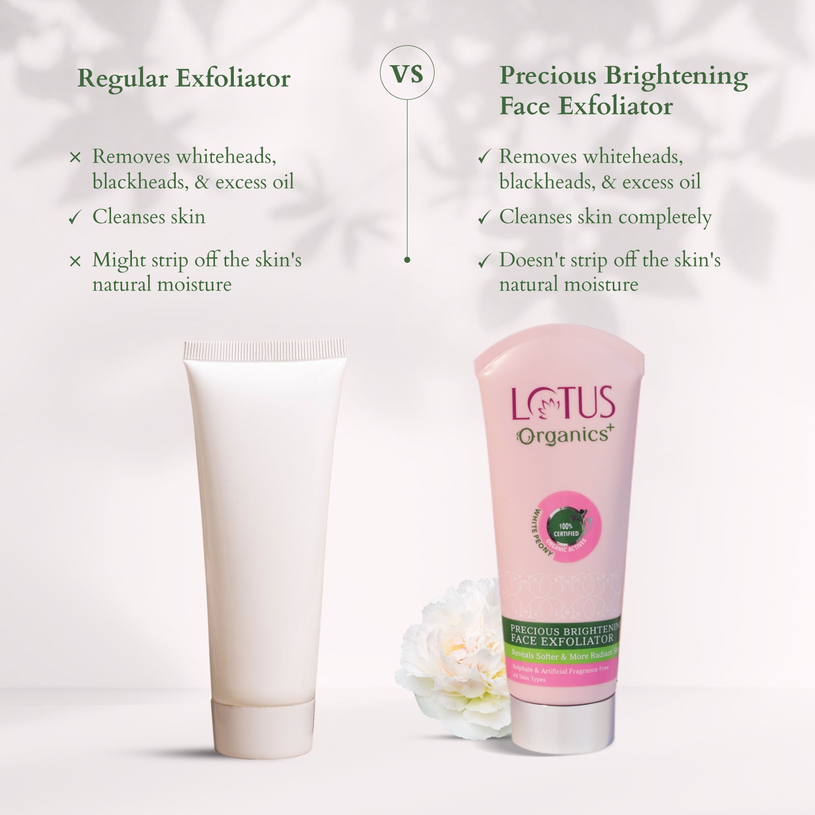 Lotus Precious Brightening Face Exfoliator