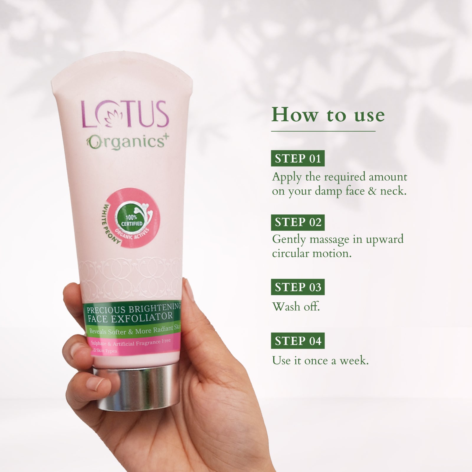 Lotus Precious Brightening Face Exfoliator