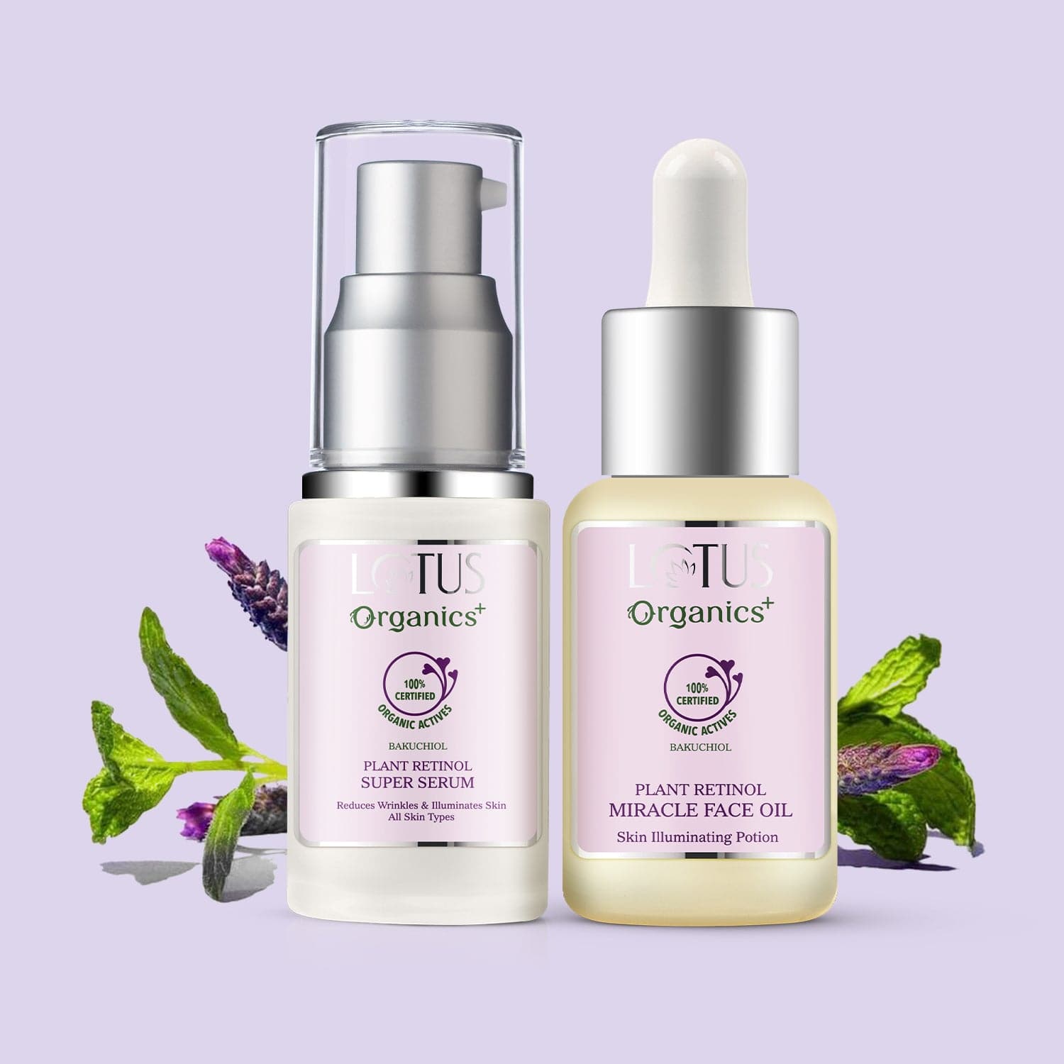 Bakuchiol Advanced Anti Ageing Duo - Lotus Organics