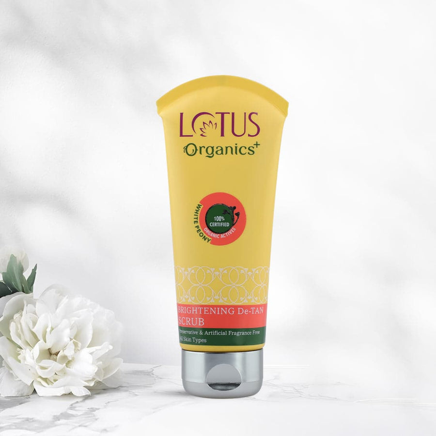 Brightening De-Tan Scrub - Lotus Organics