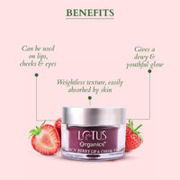 Benefits for Juicy berry Lip & Cheek tint