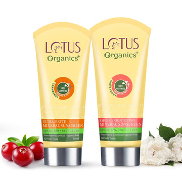 Lotus Organics+ Mineral Sunscreen: SPF 40 + SPF 50 - Lotus Organics