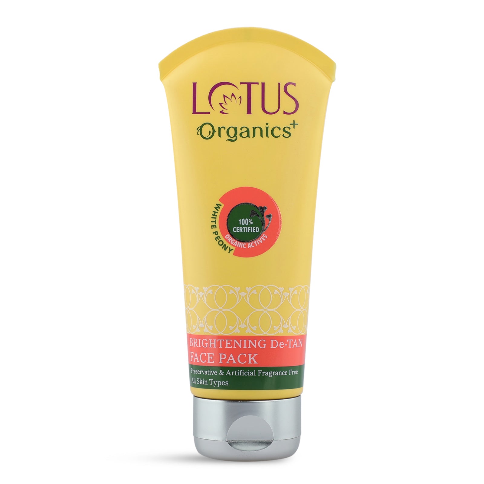 Lotus Organics+ Brightening De-Tan Face Pack