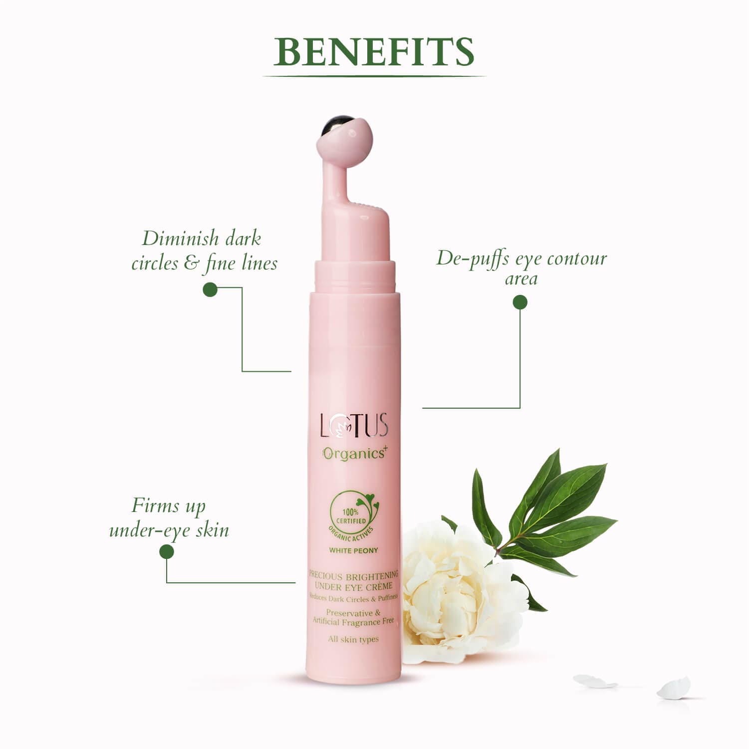 Benefits for under eye cream