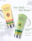 Sheer Brightening Mineral Sunscreen SPF 50 and free Facewash Lotus Organics