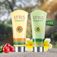 Ultra Matte Mineral Sunscreen SPF 40 and free Facewash Lotus Organics