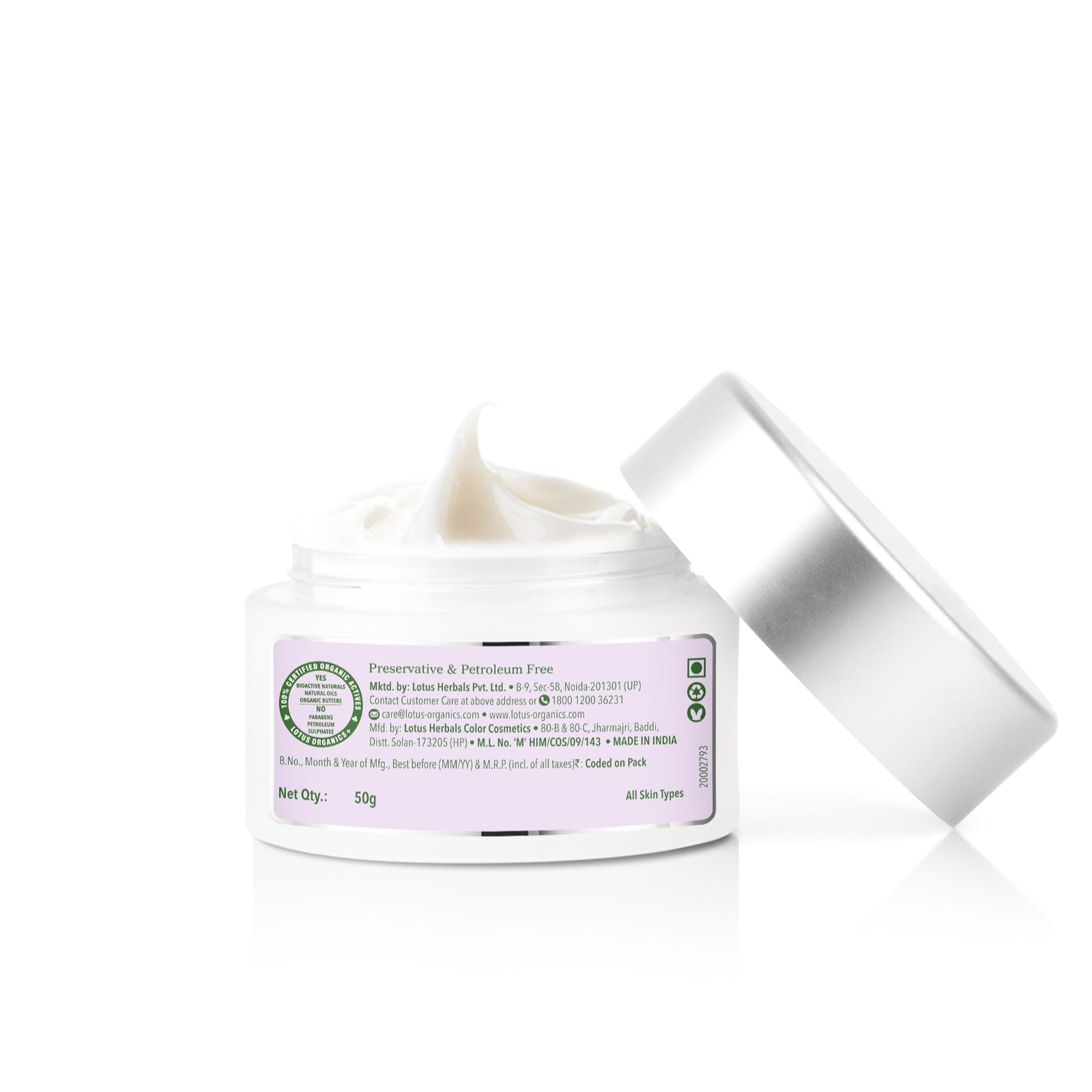 Lotus Bakuchiol Plant Retinol Night Recovery Crème