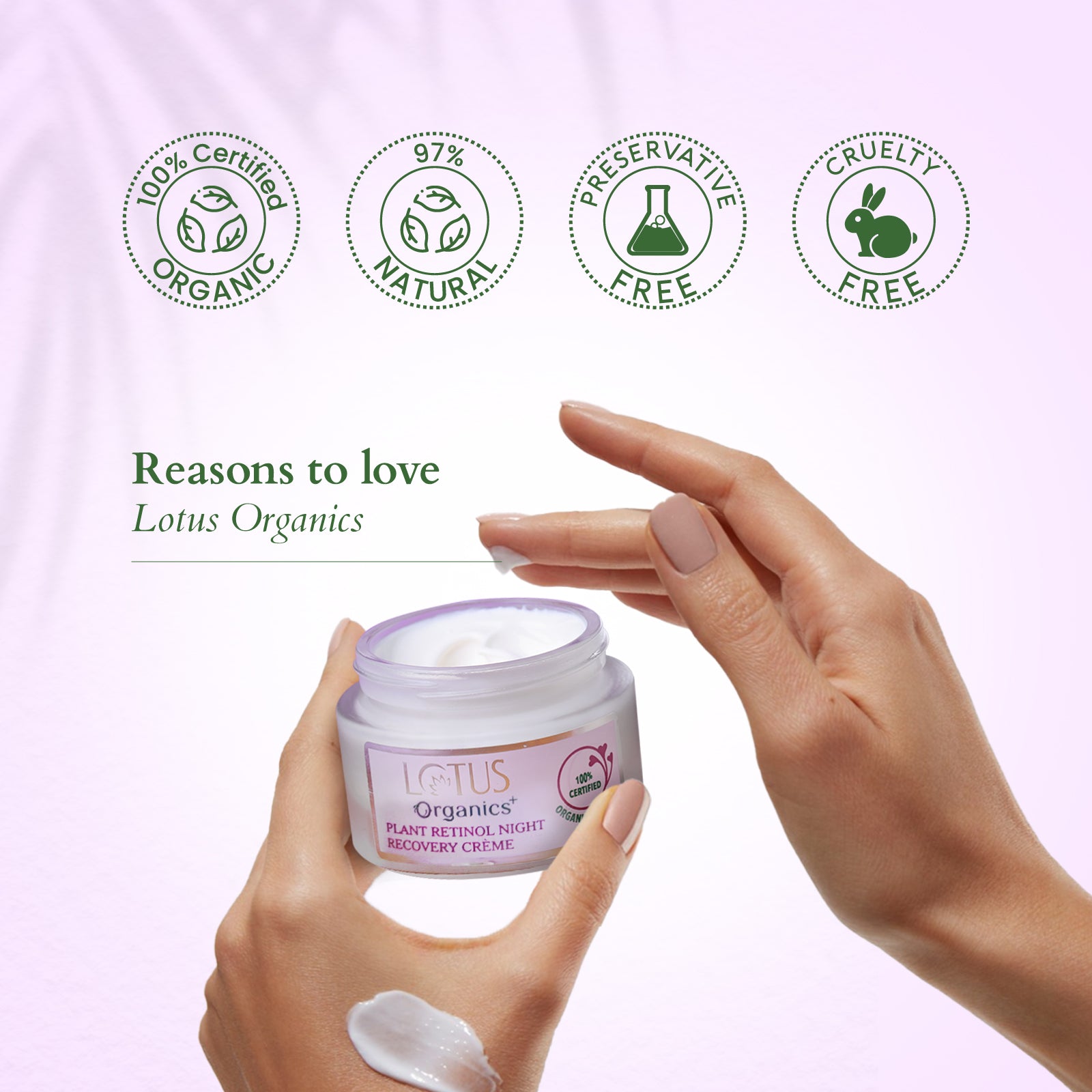 Lotus Bakuchiol Plant Retinol Night Recovery Crème